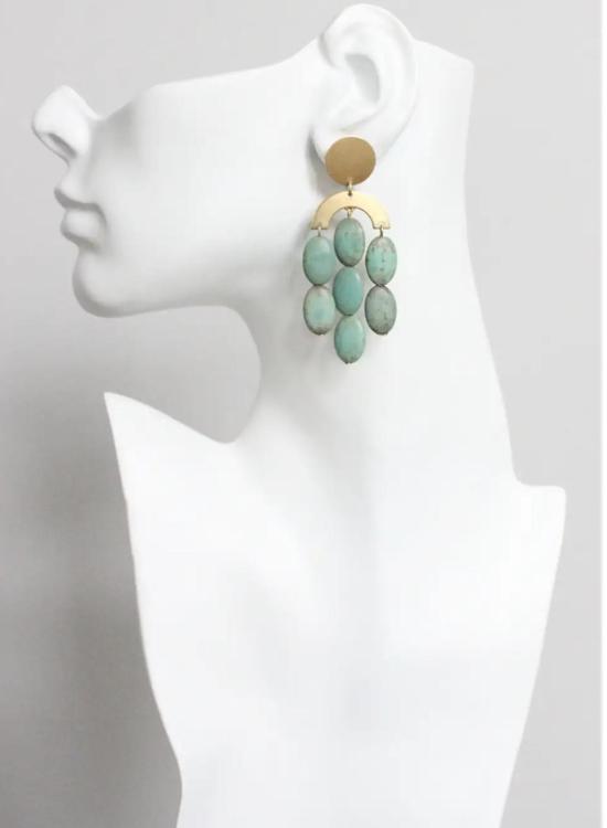  데이비드 오브리 이어링 아르데코 귀걸이 - DAVID AUBREY