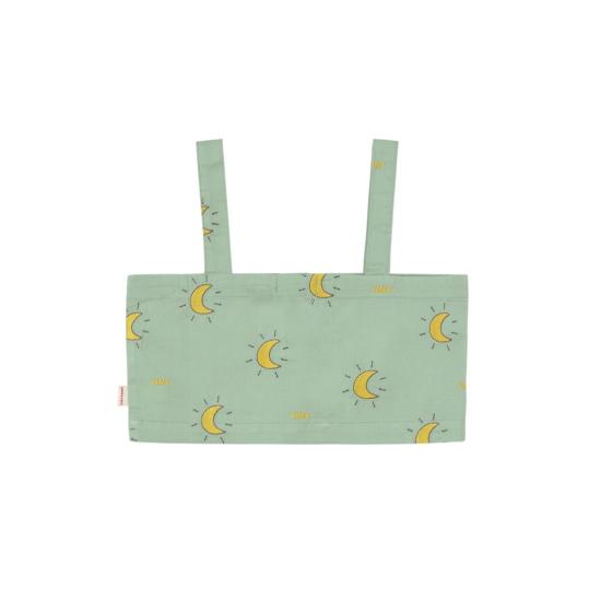  타이니코튼 민소매 티셔츠 키즈  미드나잇 선 크롭탑 - TINYCOTTONS