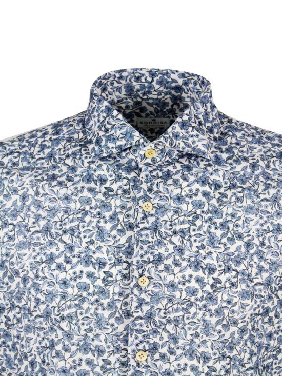 26SS 손리사 긴팔 셔츠 FJ15BTJ1044 02 Azzurro bianco - SONRISA