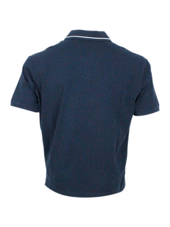 26SS 알마니 폴로 티셔츠 XM001557AF10363 UB101 Blue - ARMANI
