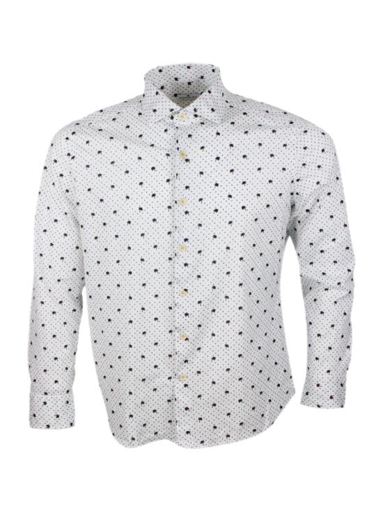 26SS 손리사 긴팔 셔츠 FJ15BTJ1053 01 Bianco blu