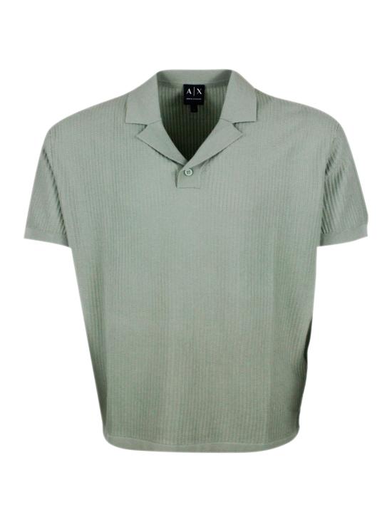 26SS 알마니 폴로 티셔츠 XM002165AF20139 U7210 Hedge green