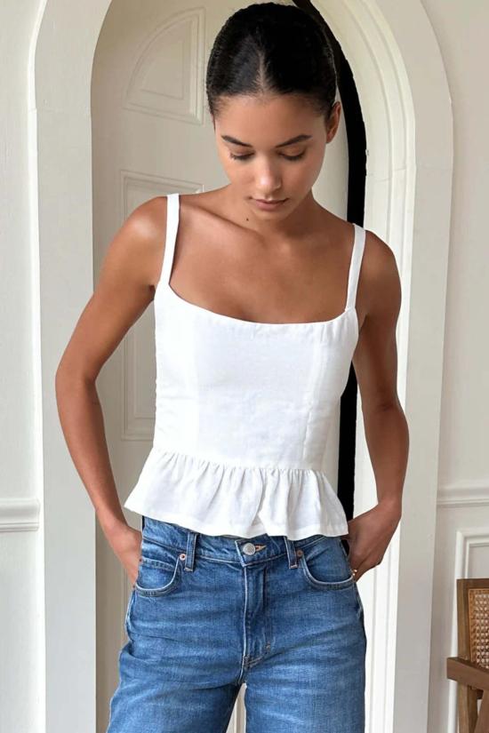  에머슨 프라이 블라우스 주르 페플럼 탑 2 - EMERSON FRY