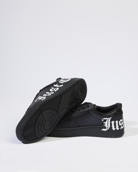  저스트까발리 스니커즈 77QA3SM5 ZP397 899 black NERO BIANCO - JUST CAVALLI