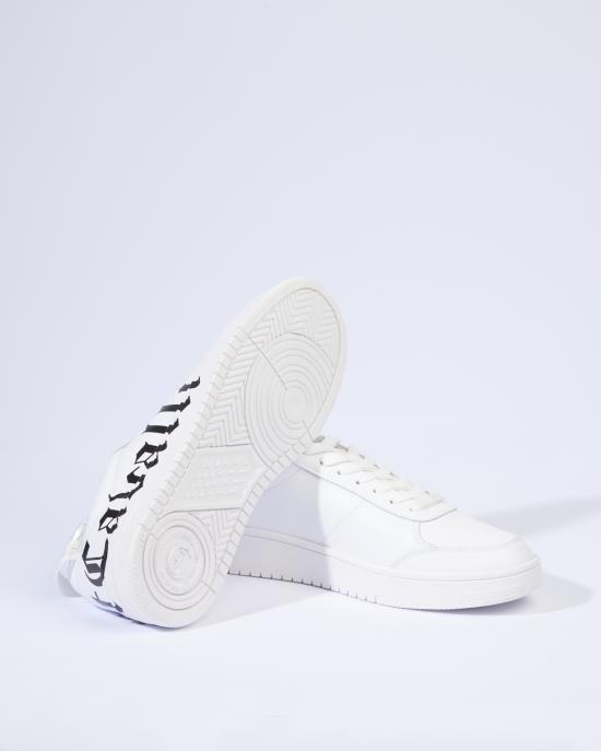  저스트까발리 스니커즈 77QA3SM5 ZP397 003 white BIANCO NERO - JUST CAVALLI