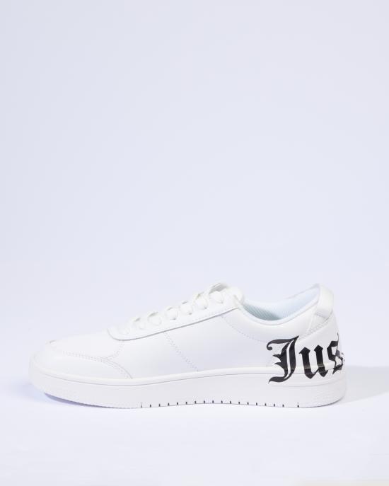  저스트까발리 스니커즈 77QA3SM5 ZP397 003 white BIANCO NERO - JUST CAVALLI