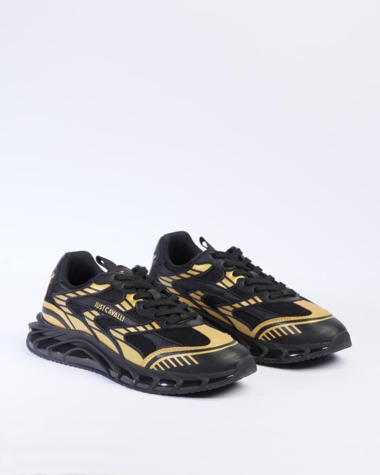  저스트까발리 스니커즈 77QA3SQ2 ZPA70 899 black NERO MULTI - JUST CAVALLI