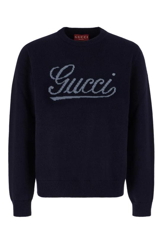 26SS 구찌 인타르시아 울 스웨터 795347XKD74 4071 BLUE