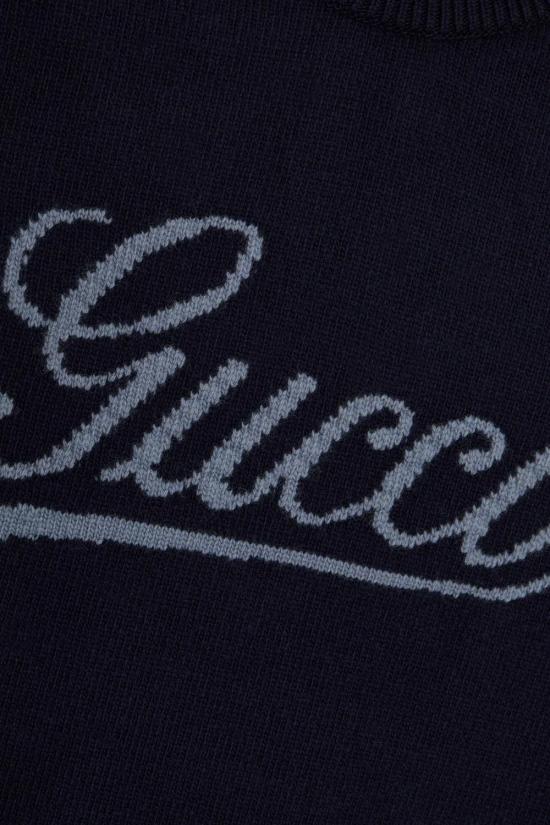 26SS 구찌 인타르시아 울 스웨터 795347XKD74 4071 BLUE - GUCCI