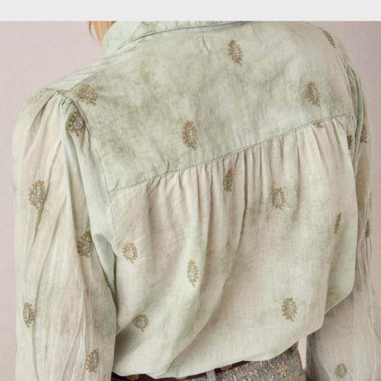  메종 호텔 블라우스 미네랄 웨이브스 라니  제이드 - MAISON HOTEL