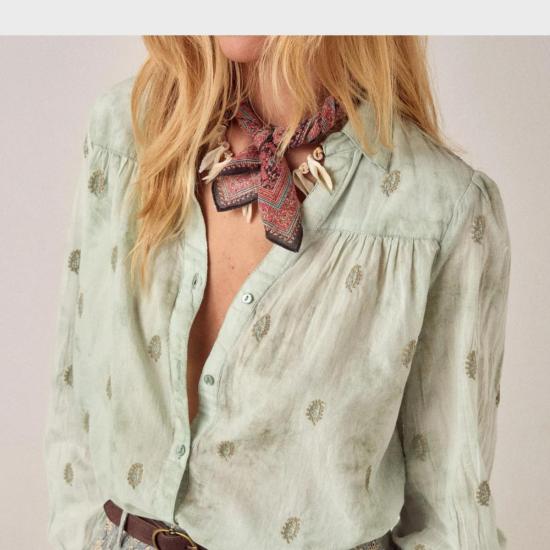  메종 호텔 블라우스 미네랄 웨이브스 라니  제이드 - MAISON HOTEL