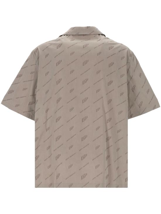 26SS 오프화이트 반팔 셔츠 44XGG01FS26F00 8270 Stone - OFF WHITE