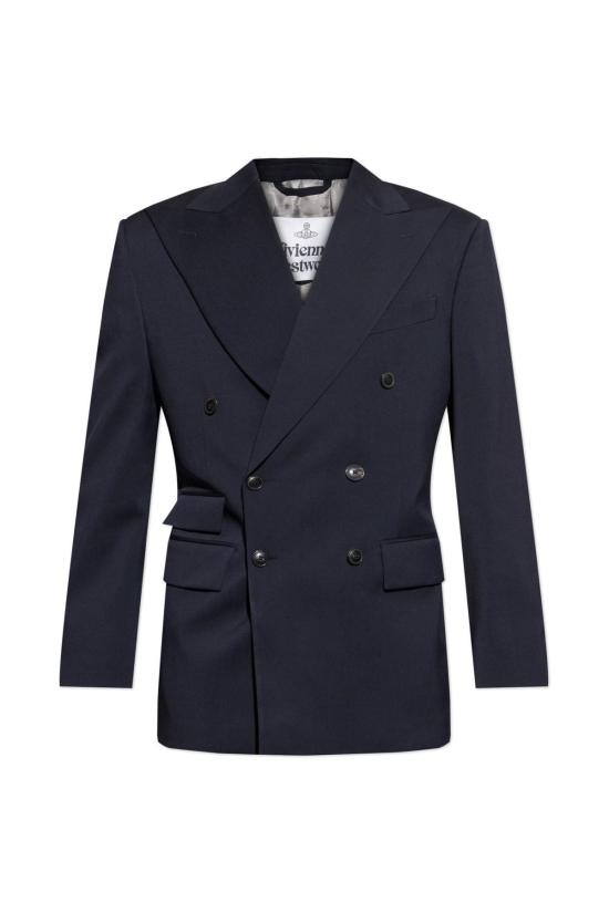  비비안웨스트우드 수트 자켓 비비안 웨스트우드 더블 브레스티드 블레이저 블루
