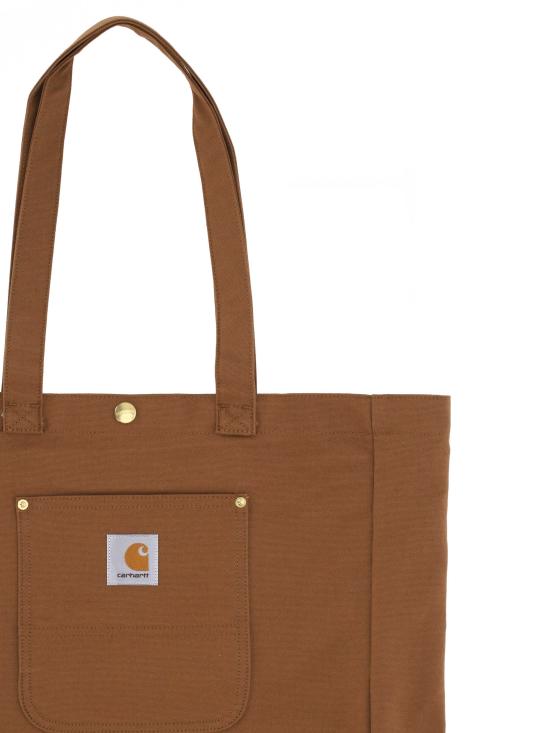 26SS 칼하트 WIP 베이 토트백 I036333 HZ01HAMILTON BROWN RIGID - CARHARTT WIP