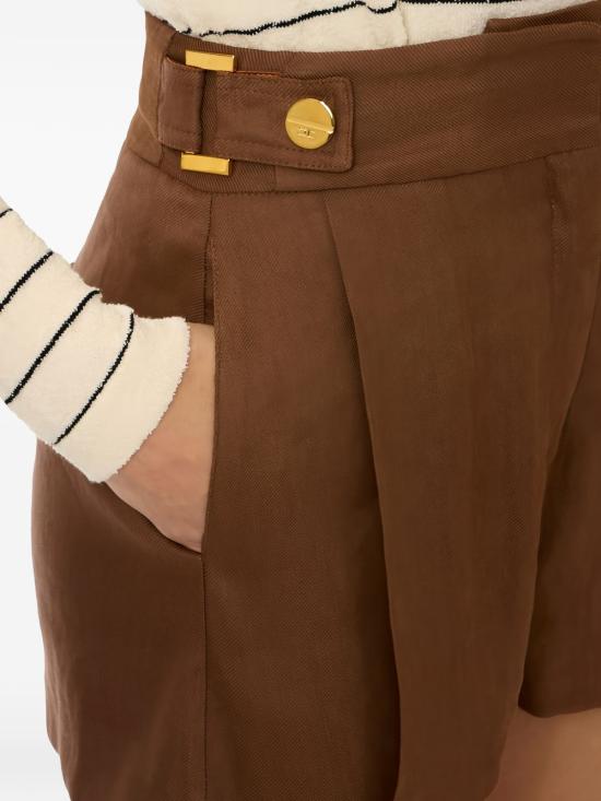 26SS 엘리자베타프랜치 숏팬츠 SH01162E2 600 Brown - ELISABETTA FRANCHI