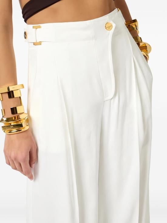 26SS 엘리자베타프랜치 스트레이트 팬츠 PA12762E2 360 White - ELISABETTA FRANCHI