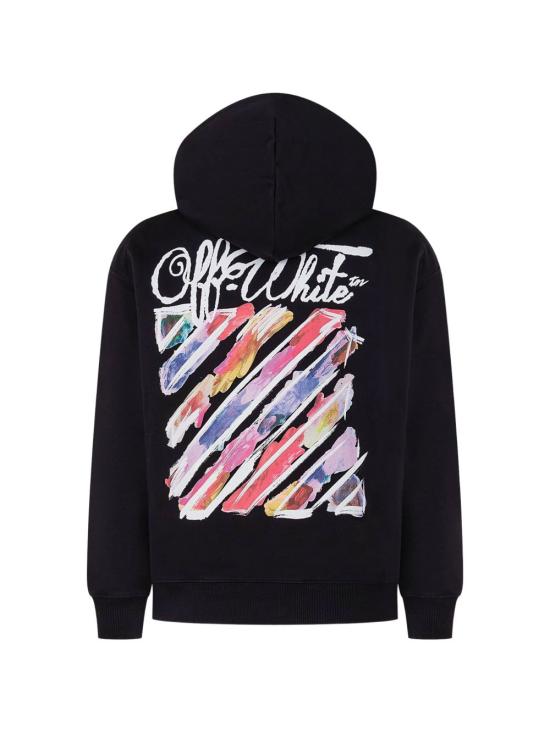 26SS [키즈] 오프화이트 티셔츠 44GBB002S26F001001 BLACK Black - OFF WHITE