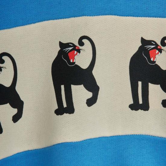  [키즈] 미니로디니 풀오버 키즈 미니 로디니 팬서 패널 스웨트셔츠 - MINI RODINI