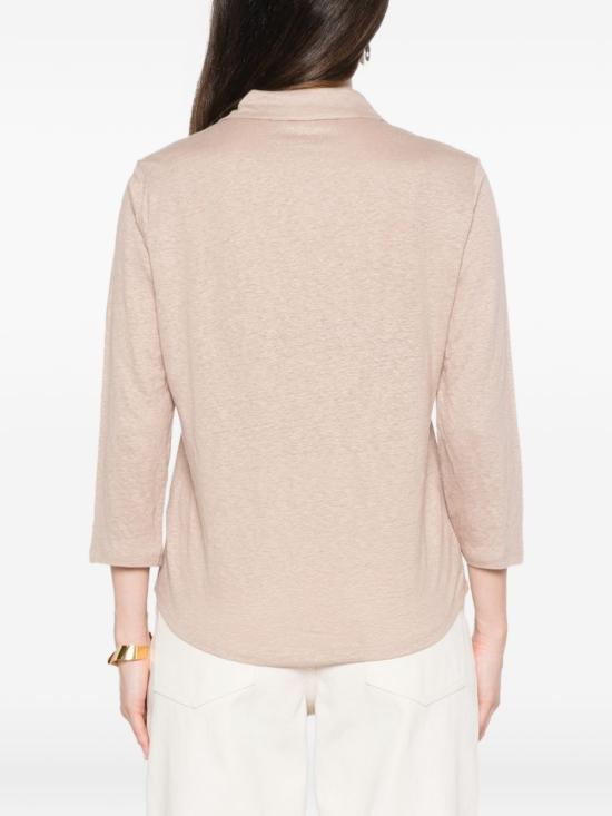 26SS 마제스틱필라쳐 블라우스 E26M011FCH079 683 Beige - MAJESTIC FILATURES