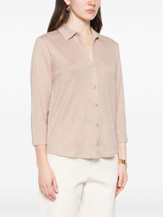 26SS 마제스틱필라쳐 블라우스 E26M011FCH079 683 Beige - MAJESTIC FILATURES