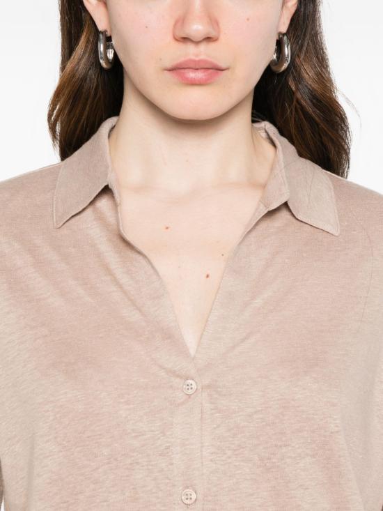 26SS 마제스틱필라쳐 블라우스 E26M011FCH079 683 Beige - MAJESTIC FILATURES