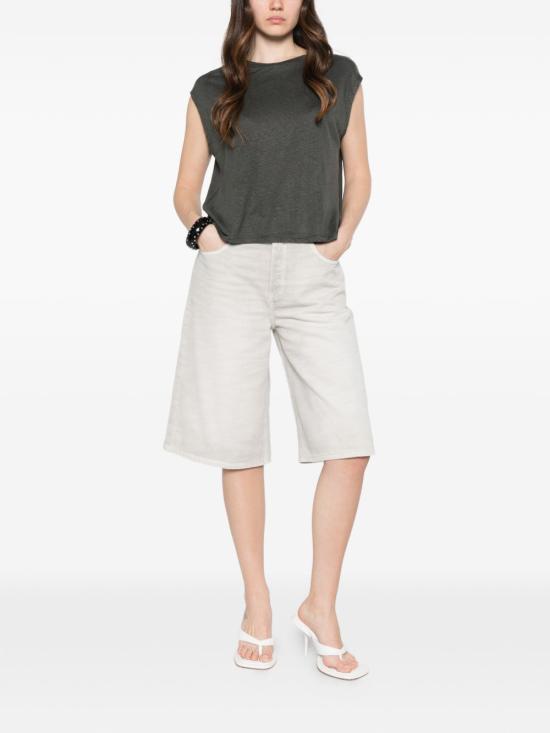 26SS 마제스틱필라쳐 바디수트 티셔츠 E26M011FDE223 1120 Grey - MAJESTIC FILATURES