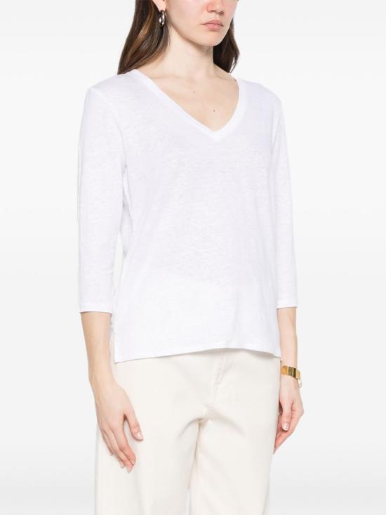 26SS 마제스틱필라쳐 스웨터 E26M011FTS598 001 White - MAJESTIC FILATURES