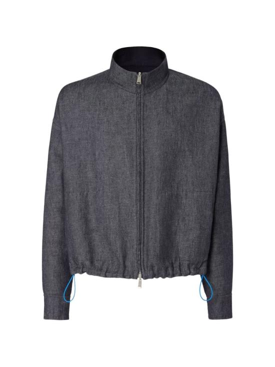 26SS 펜디 데님 패브릭 블루종 FW1433 AYUDF0QG0