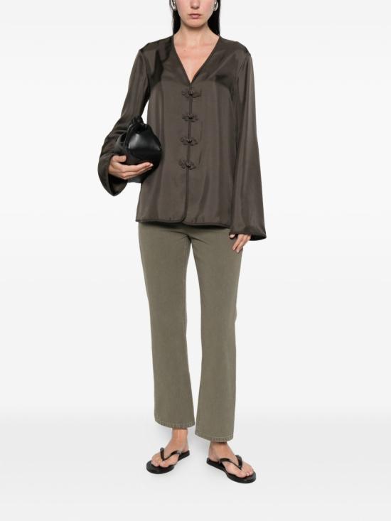 26SS 브루넬로 쿠치넬리 스트레이트 팬츠 M0H81P5758 C3469 Green - BRUNELLO CUCINELLI