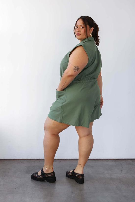  노블 점프수트 탱크 슈트 롬퍼 씨 글래스 - NOBLE