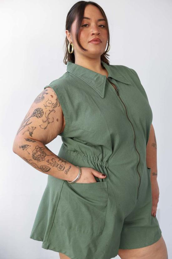  노블 점프수트 탱크 슈트 롬퍼 씨 글래스 - NOBLE