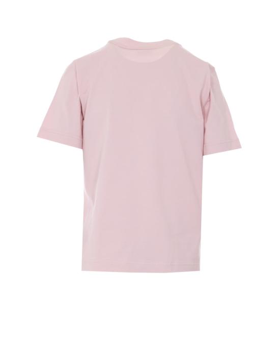  버버리 반팔 티셔츠 로고 티셔츠 핑크 - BURBERRY