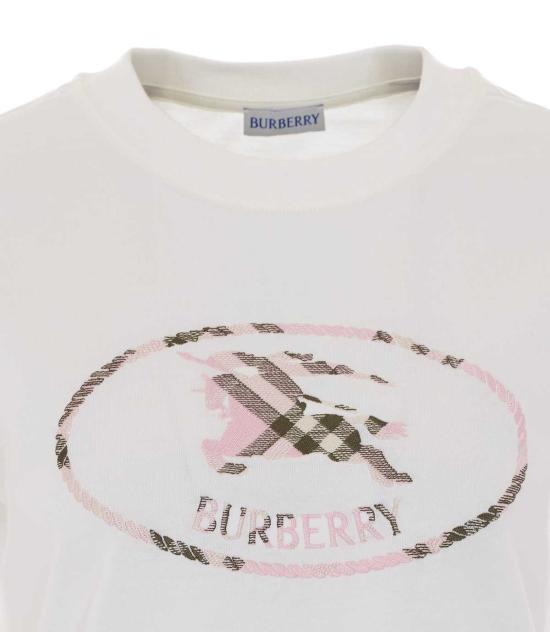  버버리 반팔 티셔츠 프랭키 티셔츠 화이트 - BURBERRY