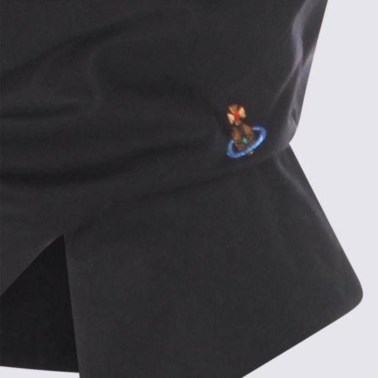  비비안웨스트우드 민소매 티셔츠 비비안 웨스트우드 오브 탑 블랙 - VIVIENNE WESTWOOD