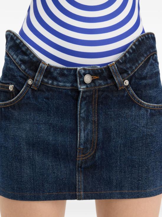 26SS 장 폴 고티에 데님 스커트 SK049D030 55 Blue - JEAN PAUL GAULTIER