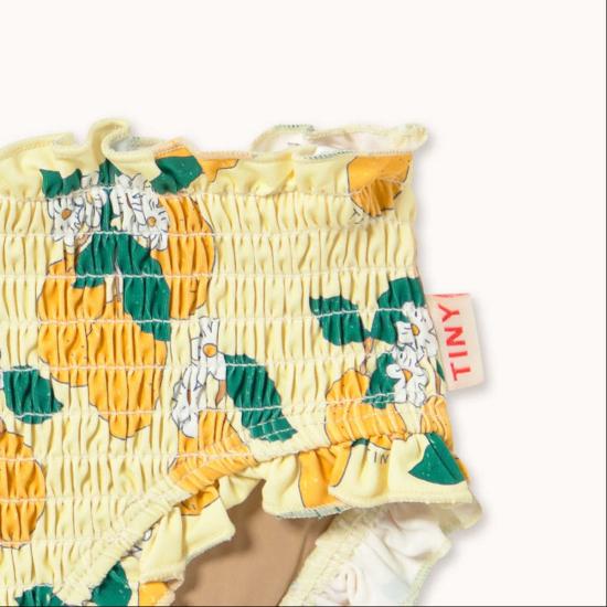  [키즈] 타이니코튼 비키니 키즈  오렌지 스모크 수영복 세트 - TINYCOTTONS