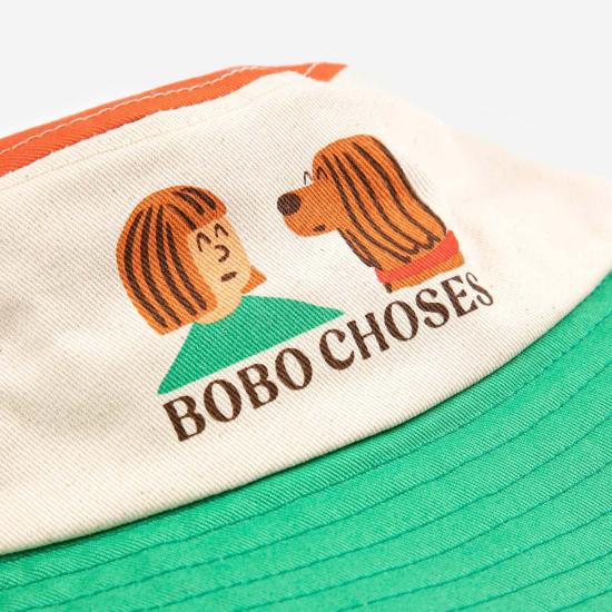  보보쇼즈 버킷햇 키즈 보보가 피클 버킷 햇을 쓰고 친구들을 선택했어요 - BOBO CHOSES