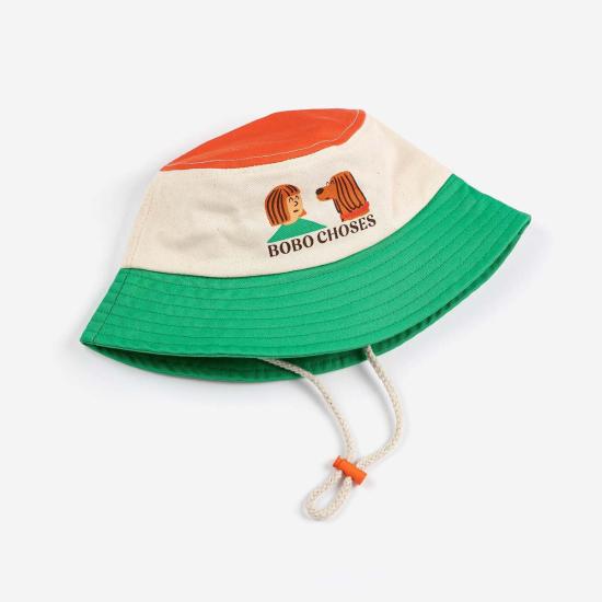  보보쇼즈 버킷햇 키즈 보보가 피클 버킷 햇을 쓰고 친구들을 선택했어요