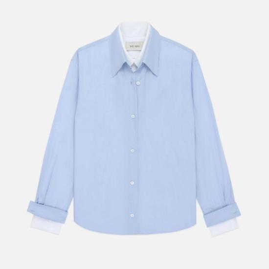  WE-AR4 셔츠 We Ar4 레이어드 셔츠 탑 - WE-AR4