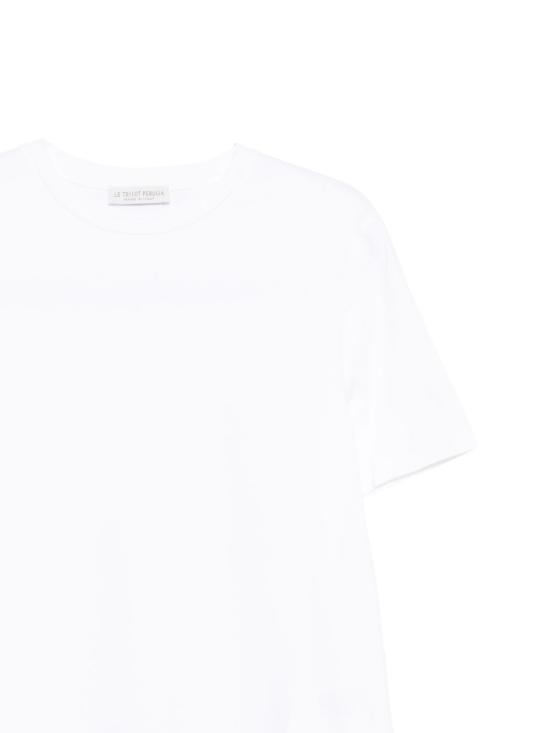26SS 르 트리콧 페루자 반팔 티셔츠 66244 001 White - LE TRICOT PERUGIA