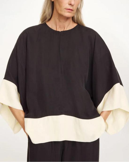  바이말렌비거 블라우스 By Malene Birger Cicie  블랙 - BY MALENE BIRGER