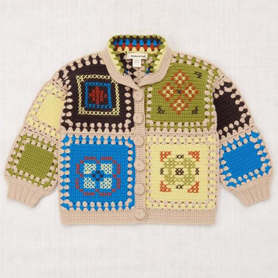  [키즈] 미샤 앤 퍼프 풀오버 미샤 & 퍼프 키즈 크로스 스티치 크로셰 가디건