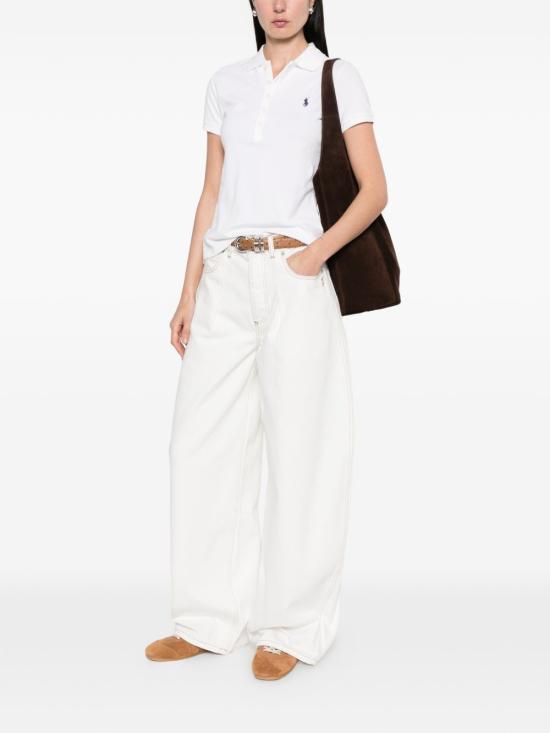 26SS 폴로 랄프로렌 폴로 티셔츠 211B18200 015 White - POLO RALPH LAUREN