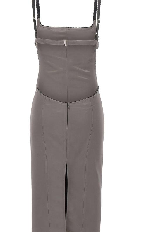 26SS 디 아티코 미디 원피스 260WCW00279 VVV112AA708 Grey - THE ATTICO