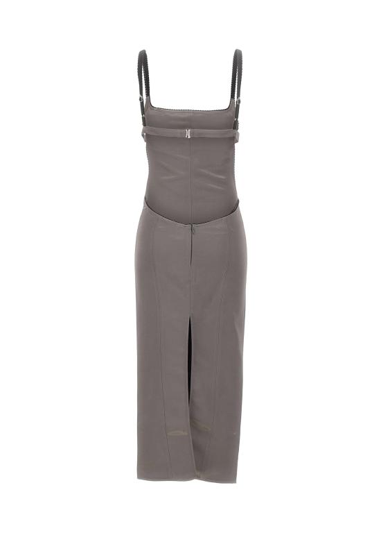 26SS 디 아티코 미디 원피스 260WCW00279 VVV112AA708 Grey - THE ATTICO