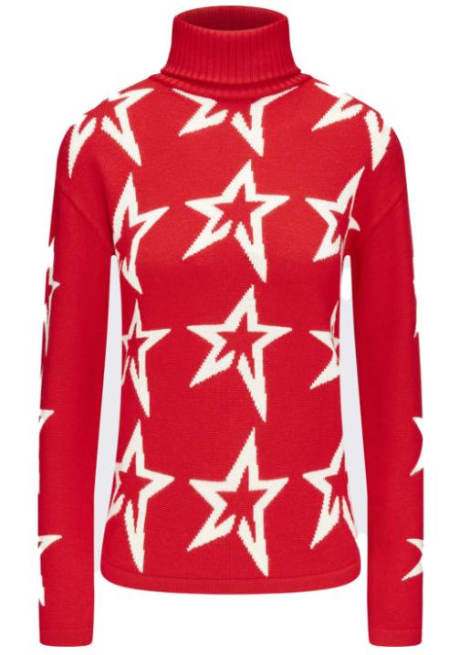  퍼펙트모멘트 터틀넥 W3000090 1702 Red snow white