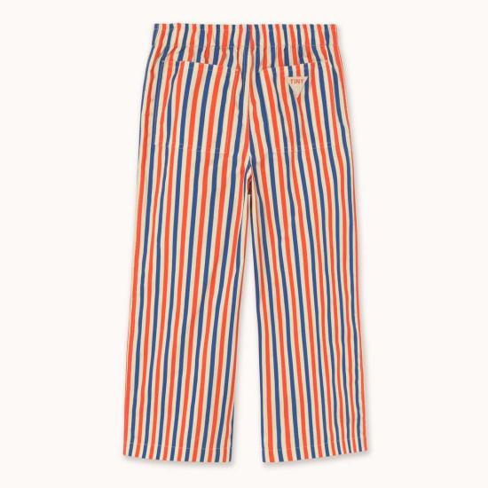  [키즈] 타이니코튼 스트레이트 팬츠 키즈 스트라이프 우븐 - TINYCOTTONS