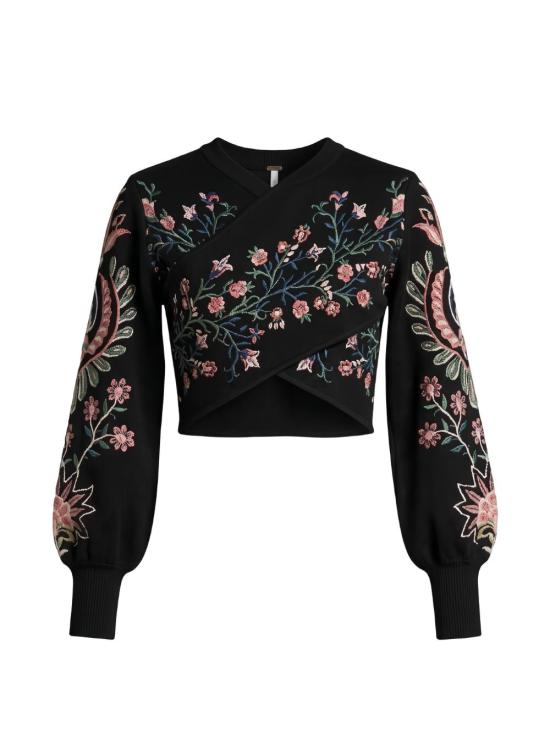 25FW 팜 리오 긴팔 티셔츠 340222 25066 Black - FARM RIO