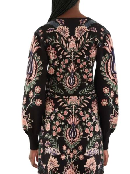 25FW 팜 리오 긴팔 티셔츠 340222 25066 Black - FARM RIO