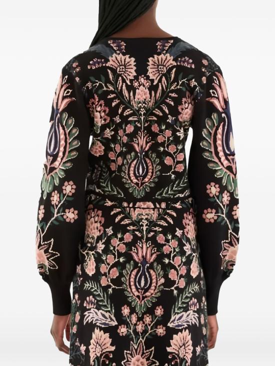 25FW 팜 리오 긴팔 티셔츠 340222 25066 Black - FARM RIO